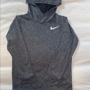 Nike dri-fit long sleeve hooded shirt